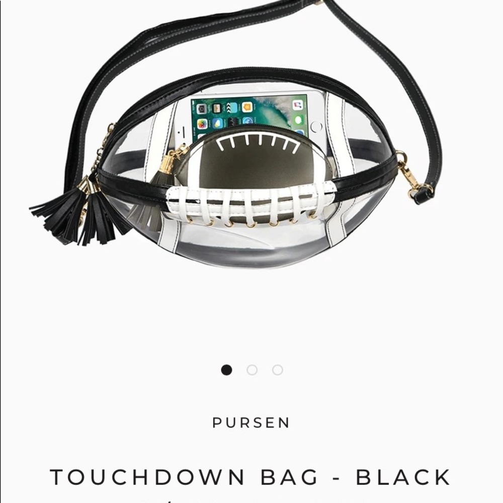 PurseN clear touchdown bag with coin purse